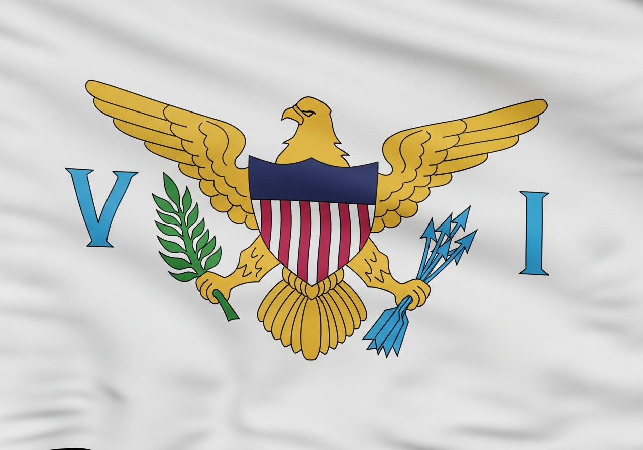 Amerikanische Jungferninseln flag